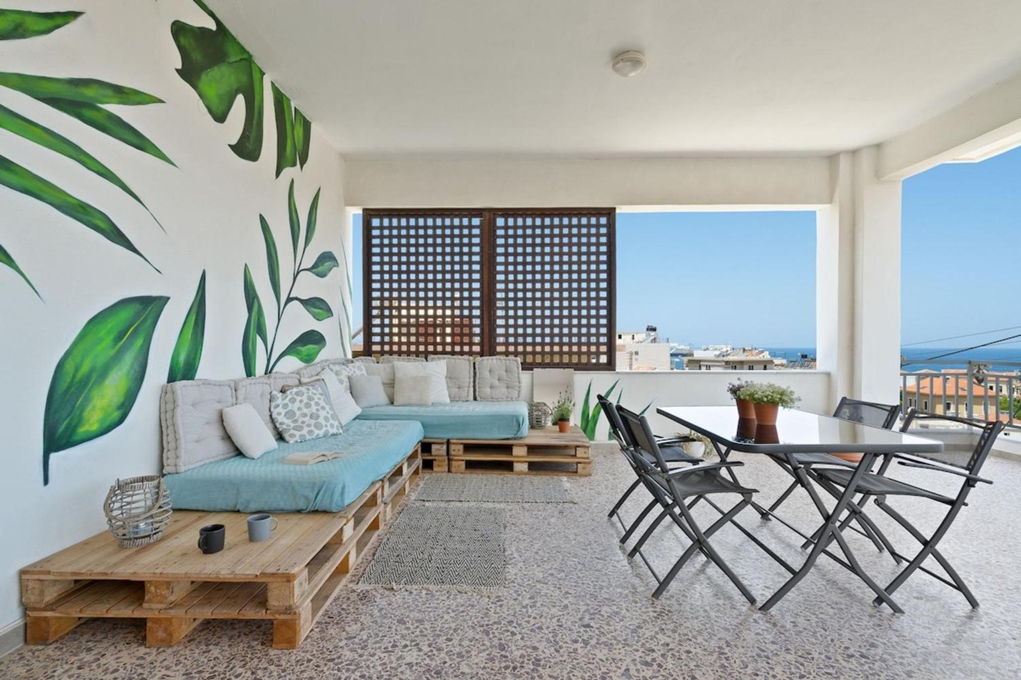 Sea City And Mountain View Apartment Chrissi Akti Chania Exterior foto