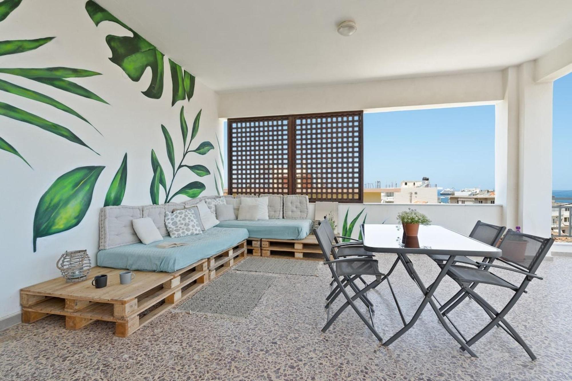 Sea City And Mountain View Apartment Chrissi Akti Chania Exterior foto